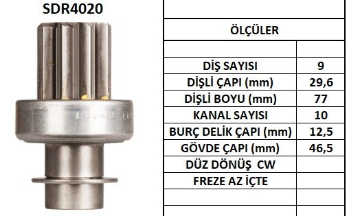 SDR4020  MARS DISLISI-9DIS HONDA CIVIC,CRX -  ROVER 213 1852 16843 18056 18322 211415508 5811230360 31207PE0005 832 132448 10108320