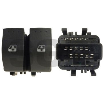 25255 CAM KALDIRMA ANAHTARI  CLİO-MEG.SOL  RENAULT CAM DÜĞMESİ