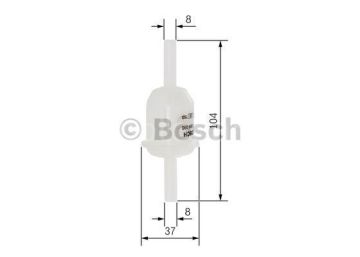 MERCEDES-BENZ 190 D (09.1989 - 08.1993) BOSCH Filtre Seti filitre