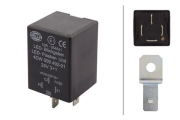 Flaşör Ünitesi,Elektrikli,LED,4-Kutuplu,Evobus/Gol 2 197 736 / 30032262 / 1022058520 / 1777080