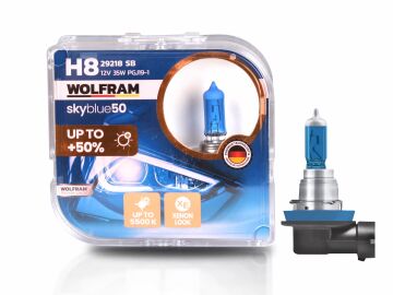 29218 SB H8 12V 35 PGJ19-1 SKY BLUE BEYAZ IŞIK