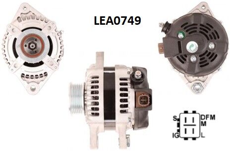 LEA0749  ALTERNATOR 14V/115A TOYOTA AURIS 1,4 D,COROLLA 1,4D LRA2843 LRA02843 270600N020 270600N021 270600N02184 2706033071 2706033072 986082020 DAN1076 1042104102 DRA0411 1042104101 1042104102 1042105150 1042105151 CA1964IR 986082020 ALT2915 MEDOR11NİP12