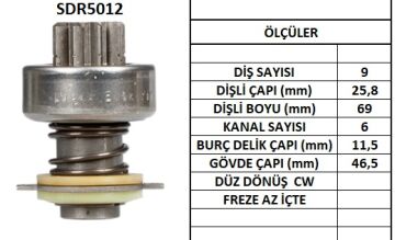SDR5012  MARS DISLISI-9DIS FIAT PANDA,RITMO-S EAT-AUTOBIANCHI 3120 9936996 9941751 408 131715 74886971 74889271 85540601 10104080