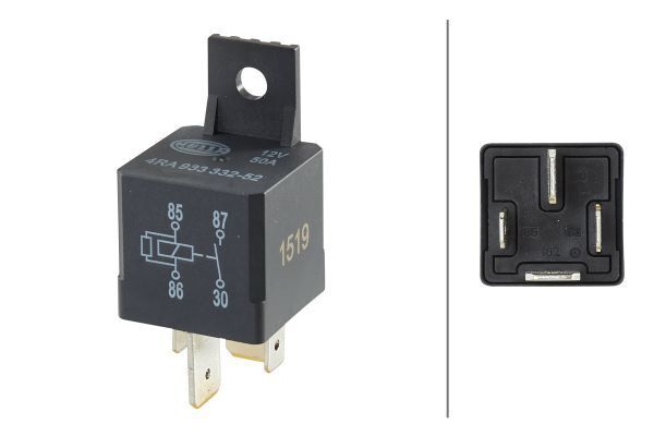 Röle, Çalışma Akımı,12V,4-Kutuplu,Yüksek performan 3 387 326 M2