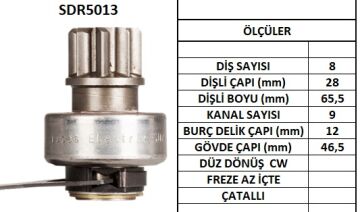 SDR5013  MARS DISLISI-8DISNISSAN DATSUN PRIME RA,BERLINA 2.0 1931 2331293J00 1062 10110620