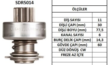 SDR5014  MARS DISLISI-11DIS (1161) PEUGEOT J9 D(KARSAN) 1161 72336117 10111610 32159