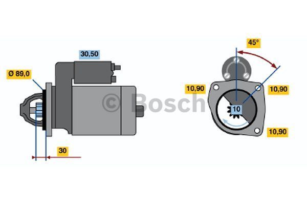 Marş  Motoru  IVE 500389864; FNH 82032