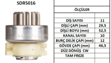 SDR5016  MARS DISLISI-11DIS FIAT CROMA 2.0,PA NDA D,TEMPRA,TIPO,UNO 1747 9941846 878 134364 85540321 85541040 10108780 73676
