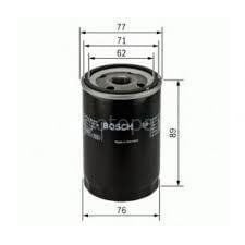 NISSAN Micra 1.2i 11.2002 - 05.2005 BOSCH YAĞ FİLTRESİ filitre