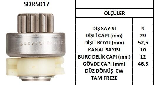 SDR5017  MARS DISLISI-9DIS BMW 318I,324D,524D -LANCIA K 2.0,2.4TD 1960 969 136257 85540881 85541030 10109690 73675