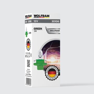 30106 MFX6   BX8.4d DUYLU AMPUL YEŞİL