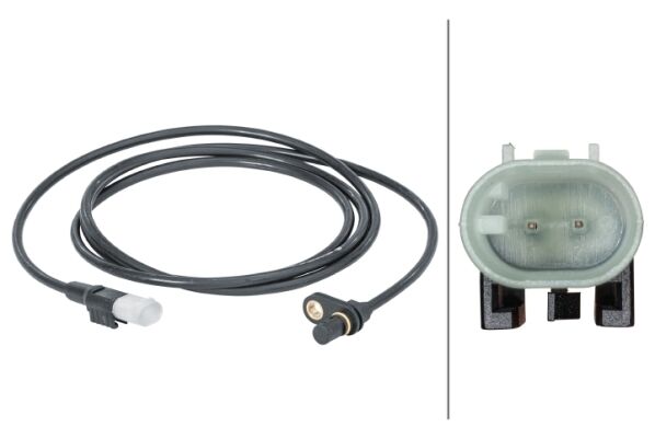 Tekerlek Hız Sensörü,12V,Aktif sensör,2-Kutuplu,Me 9065402017 / A 906 540 20 17 / 2E0927748G