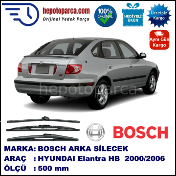 HYUNDAI Elantra Hatchback [XD] 500 mm 06.2000-... BOSCH Arka Silecek