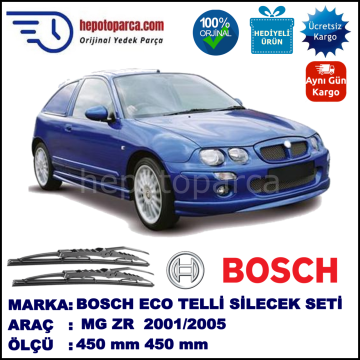 MG ZR  10.01-05.05 450 / 450 mm. BOSCH ECO Telli Silecek 2'li Takım