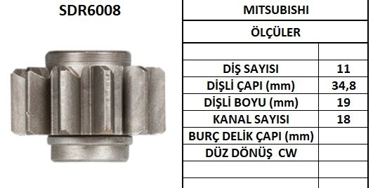 SDR6008  MARS DISLISI-11DIS CLARK TRUCK 1792 9426 63904264 M605X32471