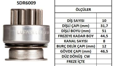 SDR6009  MARS DISLISI-10DIS MAZDA 626 2.0 - N ISSAN DATSUN-FORD 2118 2335420R10 E92Z11350A E92Z11350B F21418X25 SDE335 SDE336 SDE342 596 132012 10105960 M191T12171 M191T13271 61173