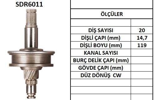 SDR6011  MARS DISLISI-20DIS MITSUBISHI PAJERO  2.3TD,2.5TD 1047 10110470 M357T75571 M357X75571 61050 357T73171 MD607642