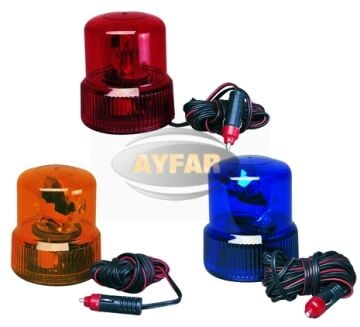 TR 502 TRAFİK DÖNER İKAZ LAMBASI MIKNATISLI S/M/K