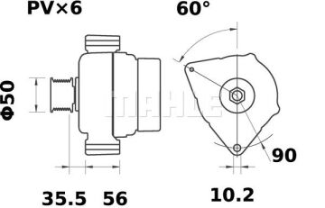 MG 122 Z1660 14V 150A LETRİKA MAHLE ISKRA MG122 72735121 11204587500   3838922071733    V836674243

ACV0204490

8366 74243 ACV0204490