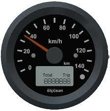 119135 KM.SAATİ ELEKTR.MUHTELİF ÇAP 80MM 0-14 KM SKA