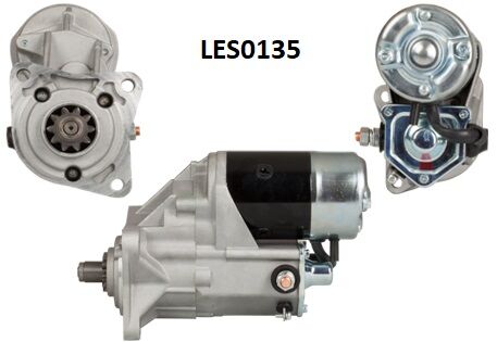 LES 0135  MARŞ MOTORU 12V 10D TERS KAFA PERKINS NİPPON
