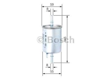 CHEVROLET Kalos 1.4 02.2005 - 08.2006 BOSCH BENZİN FİLTRESİ