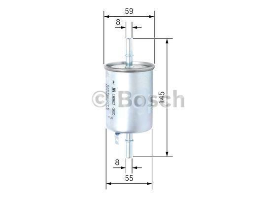CHEVROLET Aveo 1.4i 02.2006 - 10.2008 BOSCH BENZİN FİLTRESİ