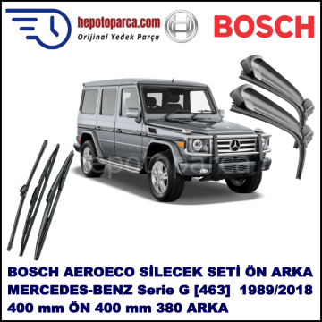 MERCEDES-BENZ Serie G [463] 09,1989-,,, Bosch Aeroeco Ön ve Arka Silecek Takımı