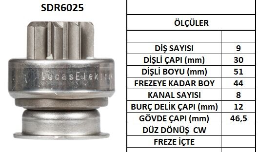 SDR6025  MARS DISLISI-9DIS  MITSUBISHI-SUZUKI  VITARA-NISSAN DATSUN 17166 17194 17206 96058480 3132060A10 617 136602 10106170 M191T12871 61177