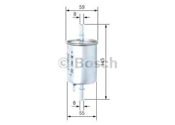 CHEVROLET Aveo 1.2 04.2008 - 12.2011 BOSCH BENZİN FİLTRESİ