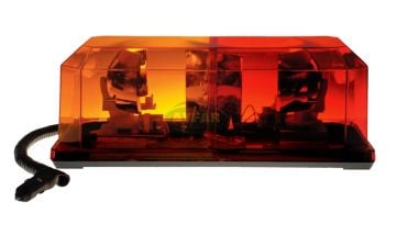 TR 515 DÖNER TRAFİK İKAZ LAMBA.H3 12V KIRMIZI-SARI