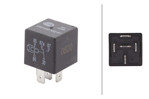Röle, Çalışma Akımı,24V,5-Kutuplu,Universal 003 544 80 32 / 051 5912 / 119 3310 / 152 3983 / 36.25902- 0007 / 36.25902-0007 / 4295879M1 / 81.25902.0460 / 81.25902.0474 / 9943 8605 / A 003 544 80 32 / XCT15K235AA