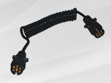 14-063  7'Lİ N TİPİ PLASTİK TRAKTÖR RÖMORK Fİ Şİ POLİÜRETAN KABLOLU (4,5 metre)