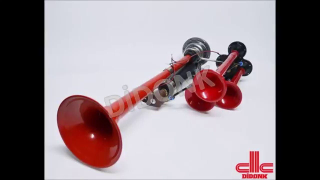 DİDONK-017 DİDONK 4 BORULU HAVALI DADAN KORNA 24V YANKILI