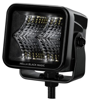 Uzun Huzme Far,12V,24V,Siyah,LED,Dörtgen,Universal -