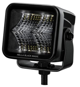 Uzun Huzme Far,12V,24V,Siyah,LED,Dörtgen,Universal -