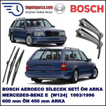 MERCEDES-BENZ Serie E (T-Modell) [124] 07,1993-05,1996 Bosch Aeroeco Ön ve Arka Silecek Takımı