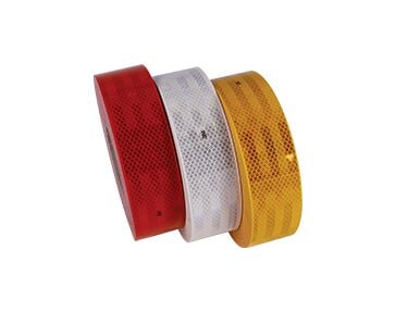 SFX-1-05-02 YUGO REFLEKTİF ŞERİT KIRMIZI 55MM 50 METRE REFLEKTÖR