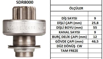 SDR8000  MARS DISLISI-9DIS RENAULT 9,11,21 BE NZINLI FRANSIZTIPI - PEUGEOT 205GTI,305GT,GTX309GR,SR,GT 9405835568 TMB263 221263 287 99931 131111 184917 10102870 NE197 72331 1987BE0030