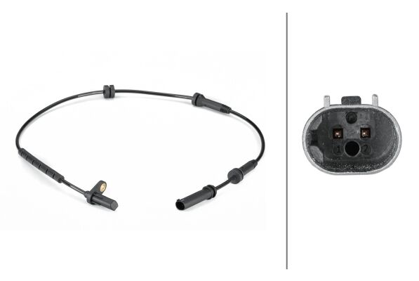 Tekerlek Hız Sensörü,Aktif sensör,2-Kutuplu,BMW 1- 34 52 6 791 748 / 6 791 748
