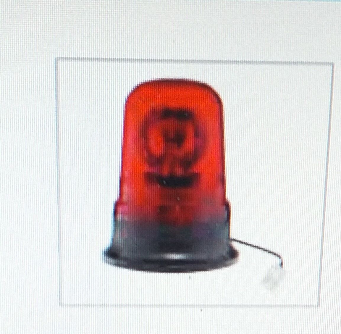 TR 503-4 DÖNER TRAFİK İKAZ LAMBASI 24V KIRMIZI