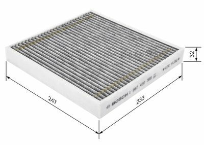 Aktif Karbonlu Kabin FiltresiBMW Z 4 BMW 64319195194; BMW 641