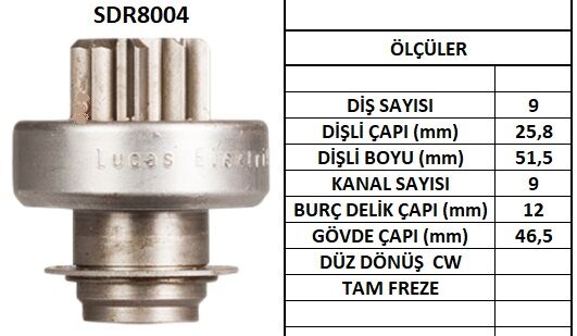 SDR8004  MARS DISLISI-9DIS CITROEN-PEUGEOT 20 5,305,309,405,605 - RENAULT SAFRANE 2.0,2.2 1721 96017849 TMB281 775 132974 182412 184448 594029 594031 10107750 NE778 NE784 72332