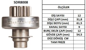 SDR8008  MARS DISLISI-12DIS R18,R12 DIZEL,ESC APE T,FUEGO TDMASTER D 1551 656 105538 131999 182047 185182 594245 10106560 NE209 NE883 72683