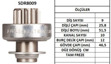 SDR8009  MARS DISLISI-9DIS CITROEN-PEUGEOT 10 6,306,405,406,806 - RENAULT - VOLVO 1998 787 135647 186867 186938 594214 10107870 NE875 72639