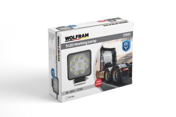 31901 10/30V 27W 9 LED ÇALIŞMA LAMBASI BEYAZ E Bel