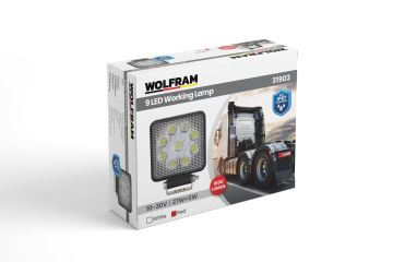 31903 10/30V 27+6W 9 LED ÇALIŞMA LAMBASI BEYAZ + K