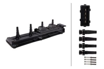 Ateşleme Bobini,4-Kutuplu,Blok ateşleme kapsülü,Ci 5970 73 / 5970 73 / 5970.A4 / 5970.A4 / 96292106 / 9629210 680