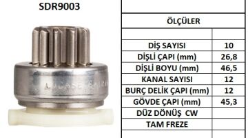 SDR9003  MARS DISLISI-10DIS FORD ESCORT TD,MO NDEO 1.6,2.0,4X4 53R211350A F3RZ11350A F5RU11350RA SD353 XS6411350AA 1228 10108242