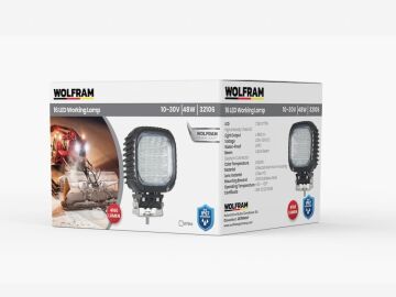 32106 ÇALIŞMA LAMBA AĞIR HİZMET 16 LED 10/30W 48W FLOOD
